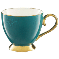 Porcelánový hrnček Royal Turquoise-Gold 450 ml AMBITION