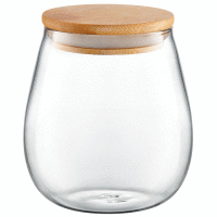 Sklenená nádobka s vekom Belly 700 ml AMBITION