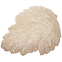 Podložka na stôl Glamour Leaf Gold PVC/PS 30 x 45 cm AMBITION