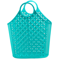 Nákupný košík / taška Shopper Turquoise 45 x 40 x 16 cm DOMOTTI