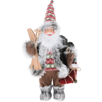 Santa 37cm zelený