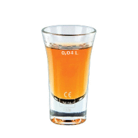 pohárik BUDZOGÁŇ 0,04 ciach 1ks