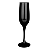Pohár na šampanské 200ml čierna GLASMARK
