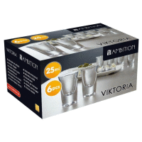 Sada 6 pohárikov na vodku Viktoria 25 ml AMBITION