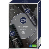 NIVEA kazeta MEN Feel Deep sg 250ml + deo 150ml