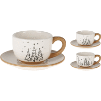 Porcelánová šálka tree natural set 2ks