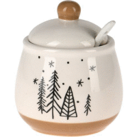 Porcelánová cukornička tree natural 11cm 2 druhy