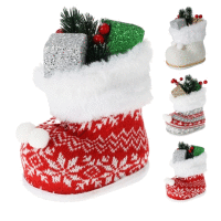 Vianočná dekorácia ČIŽMA 16cm 3 druhy
