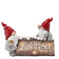 Škriatkovia MERRY Christmas 28,5cm LED