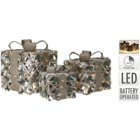 Dekorácia darček LED rattan 20 CM