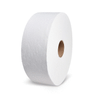 Toaletný papier 2vrstvý s ražbou biely JUMBO O25cm 240m [6 ks] HYG SOFT