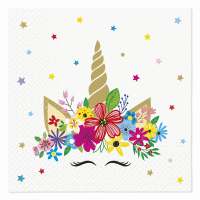 Obrúsky 33x33cm Unicorn Party PAW