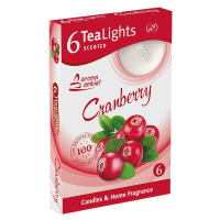 Čajové sviečky 6ks Cranberry SANTO CANDLES