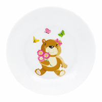 Porcelánový tanier 19cm EDDIE PINK AMBITION JUNIOR