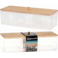 MAKE UP organizér BAMBOO 23x9.5 cm