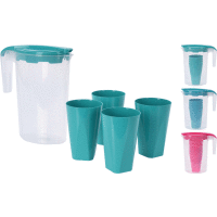 Džbán 1,75l+4poháre 0,35l Plast