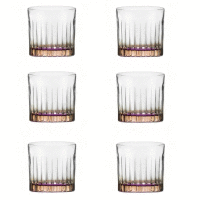 Poháre na whisky DOF Gipsy ORANGE 360ml 6ks
