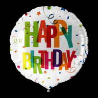 Fóliový balónik 45cm 1ks/bal HAPPY BIRTHDAY ALVARAK
