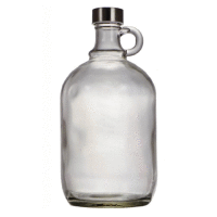 Demižón Gallone - 2.00 bezfarebná + uzáver strieborný PP38 CH