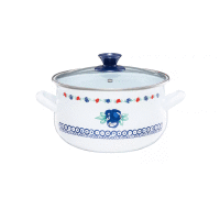 Hrniec smaltovaný KALINA 16cm 2L EMALIA OLKUSZ