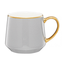 Porcelánový hrnček ROYAL 460ml sivá AMBITION