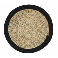 Prestieranie BOHO 35cm okrúhle natural/čierna AMBITION