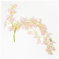 Konár kvetov bledoružový 100cm