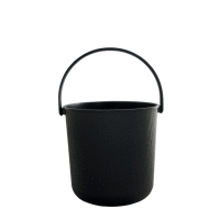 Vedro Akita 10L čierne BEZ VEKA PLAST TEAM