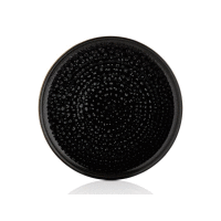 Tanier plytký COWRY BLACK 27cm BY BONE