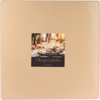 Klubový tanier SQUARE 30cm GOLD
