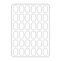 Forma na laskonky - Ovály min 40x29cm (3,5x5,5cm)