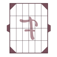 Naznačovač rezu - obdĺžnik 2,5x5cm (6x4 - 15x20cm)