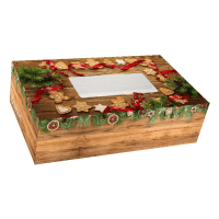 Krabička na vianočné pečivo Maxi 25x15x7cm medovníky ALVARAK