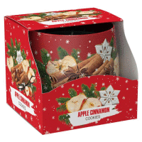 Vonná sviečka v skle Apple Cinnamon 12 SANTO CANDLES