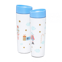 Termohrnček Ballet s modrým viečkom 340 ml AMBITION