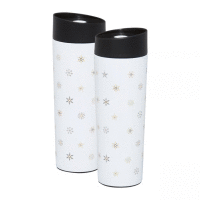 Termohrnček Art Deco Stars Vločky 340 ml AMBITION