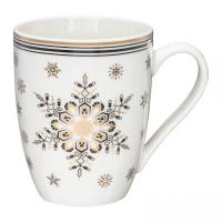 Vianočný hrnček Art Deco Stars Vločka Style 360 ​​ml AMBITION