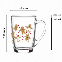 Hrnček ALA 300ml, Perníčkovia GLASMARK
