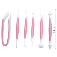Sada modelovacích nástrojov na zdobenie tôrt 6 ks ALVARAK