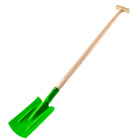 Rovný rýľ, drevená násada, "T" VERTO