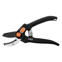 Záhradné nožnice kovadlinkové 185 mm, dosah do 15 mm,  NEO TOOLS