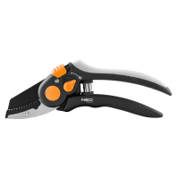 Záhradné nožnice kovadlinkové 200 mm, dosah do 18 mm, nastaviteľné meradlo NEO TOOLS