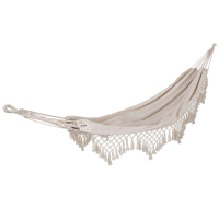 Hojdacia sieť ECRU so strapcami 200 x 100 cm PATIO