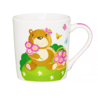 Porcelánový hrnček Eddie 240ml PINK AMBITION JUNIOR