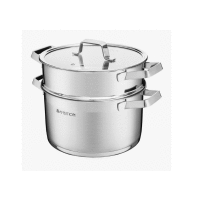 Nerezový hrniec na varenie v pare Kitchen Pro 20 cm AMBITION