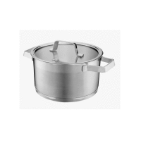 Nerezový hrniec s pokrievkou Kitchen Pro 24 cm AMBITION
