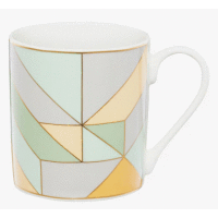 Porcelánový hrnček Geometric pastel rectangles 380ml AMBITION