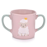 Detský keramický hrnček Sweetie Ovečka 250 ml AMBITION JUNIOR