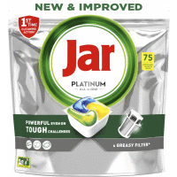 Jar Platinum tabl. do umývačky 75ks Lemon