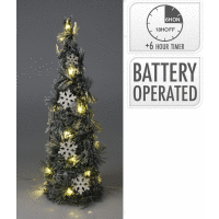 Vianočný kužel LED 40cm SNOW